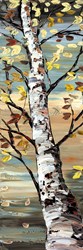 Onwards and Upwards I by Maya - Embellished Box Canvas sized 12x36 inches. Available from Whitewall Galleries